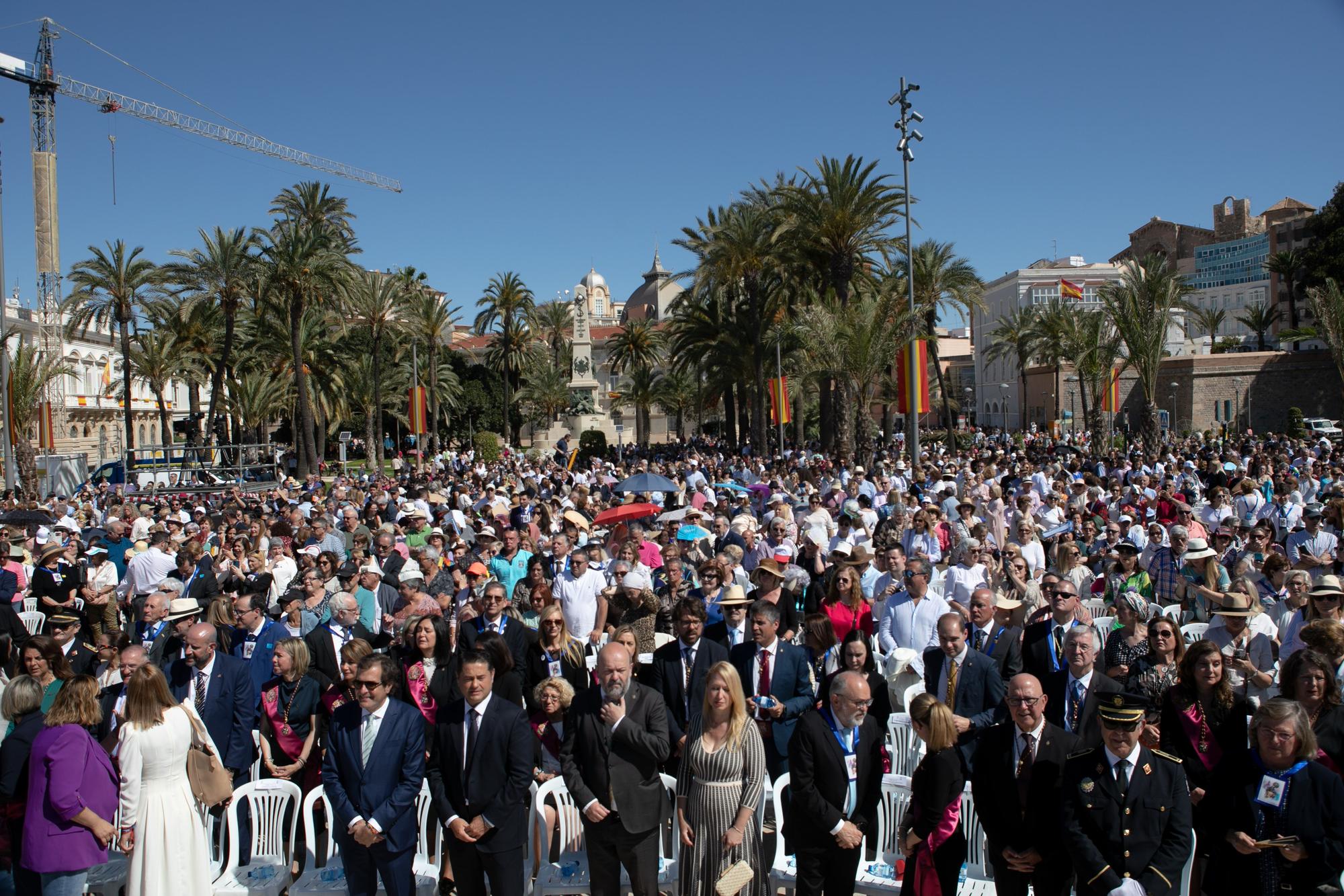 La procesión del 300 aniversario de la Virgen de la Caridad a Cartagena