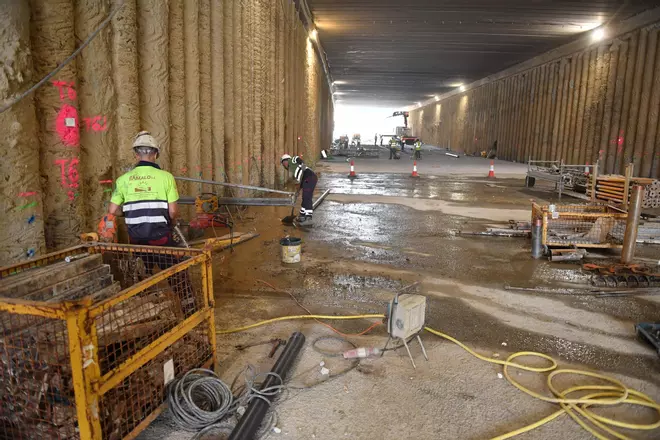El tráfico circulará por el túnel de Sol y Mar en Perillo antes de final de año