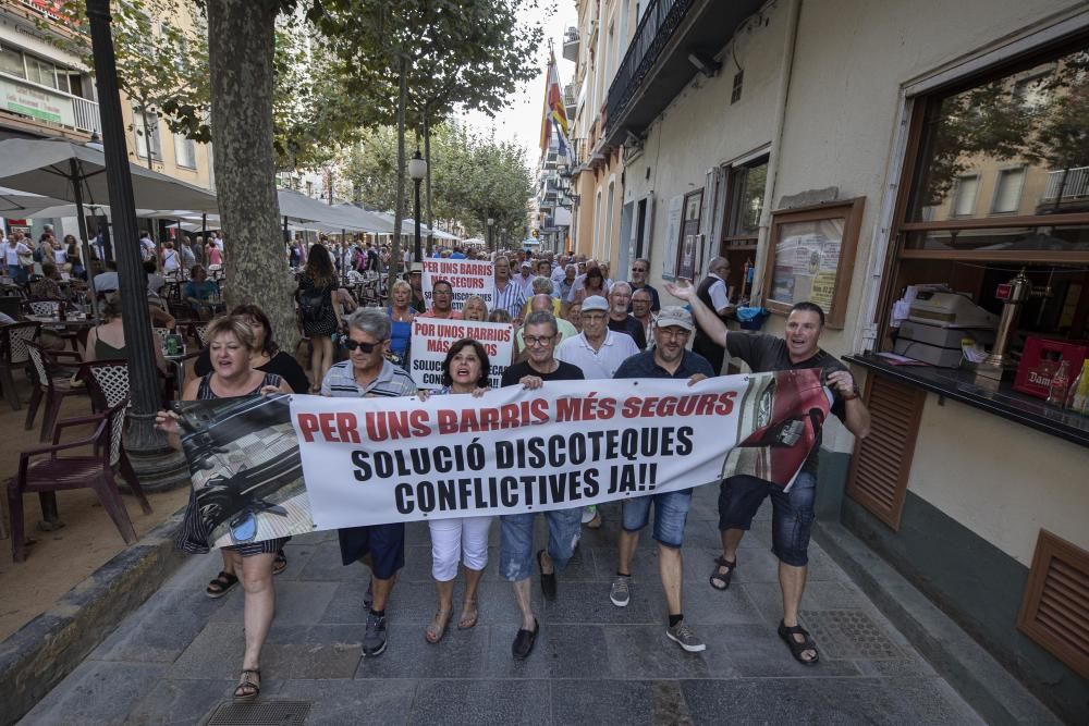 Manifestació a Blanes