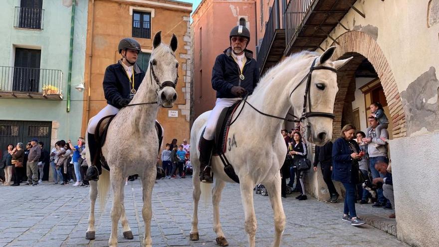 Cavalls i genets es preparen per la 35a Gran Cavallada de Peralada