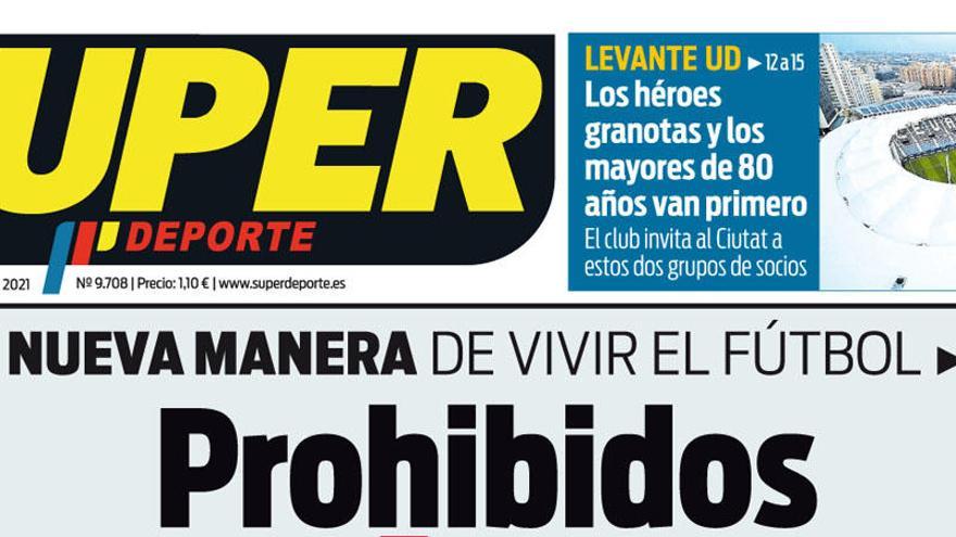 La portada de SUPER de este sábado