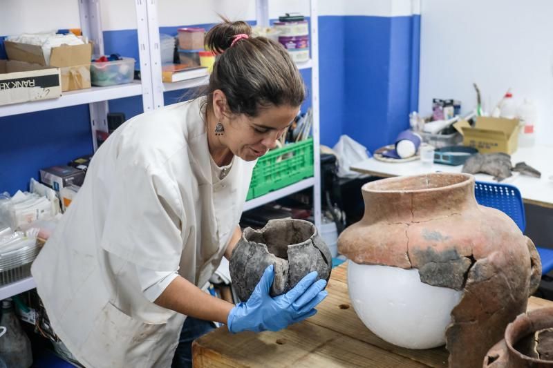Restauración de cerámica de La Fortaleza.