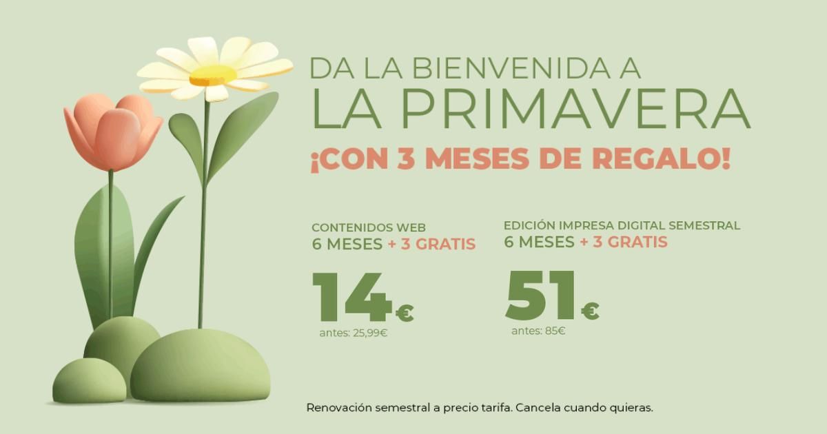Oferta de Primavera: descuentos imbatibles y más 3 meses gratis de regalo