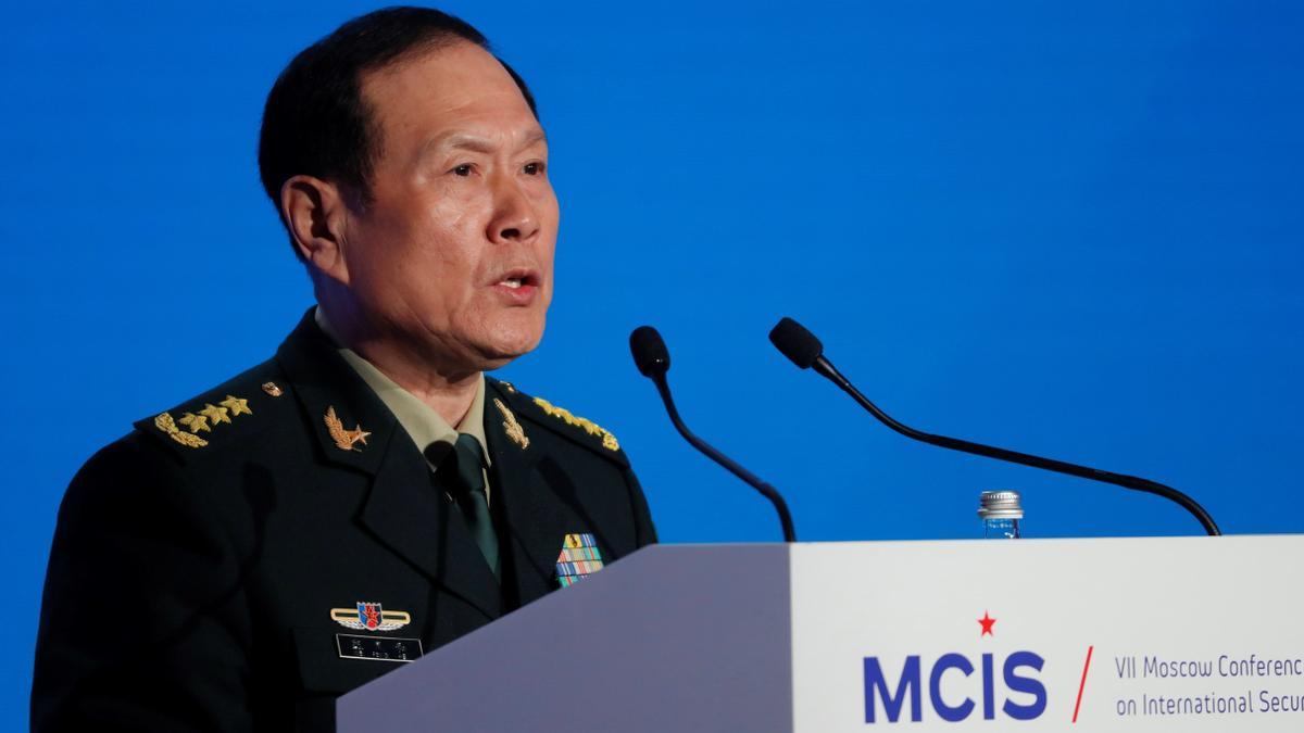 El ministro de Defensa chino, Wei Fenghe.