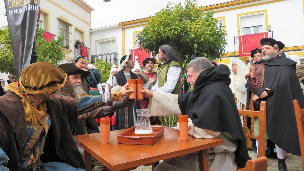 Recreación de Carlos V en Monesterio, galardón provincial a la Innovación Turística