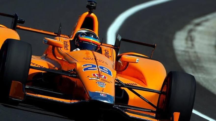 Alonso, con el McLaren de la Indy