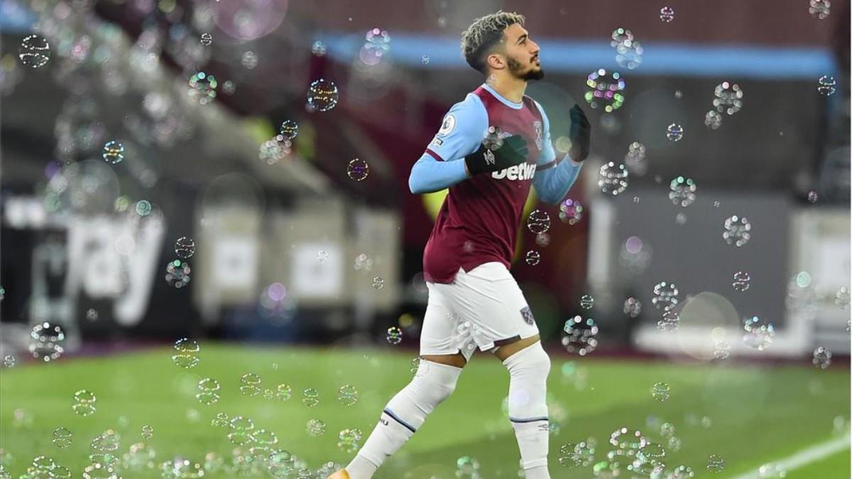 Saïd Benrahma, con el West Ham esta temporada