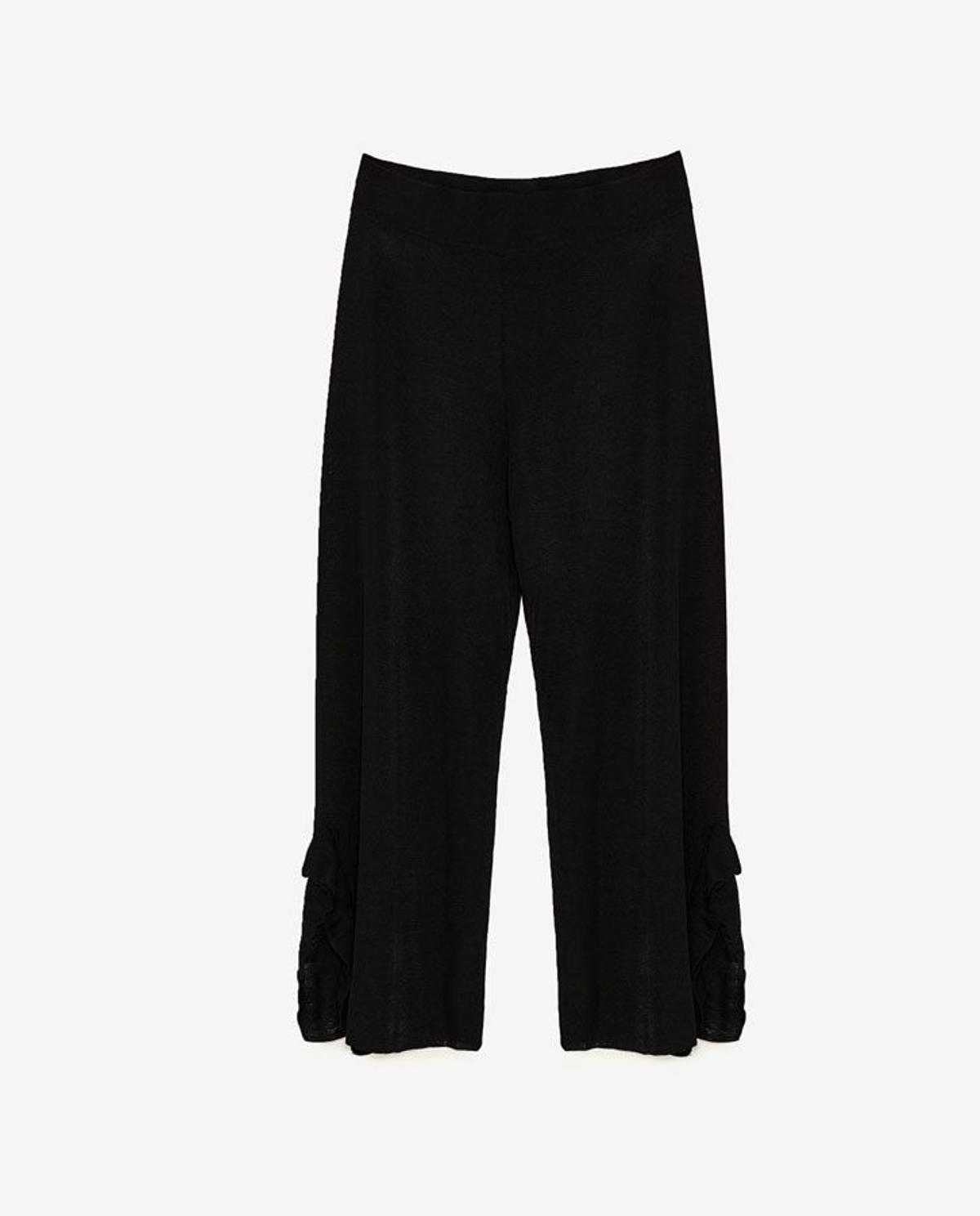 La colección más flamenca de Zara: pantalón con volantes