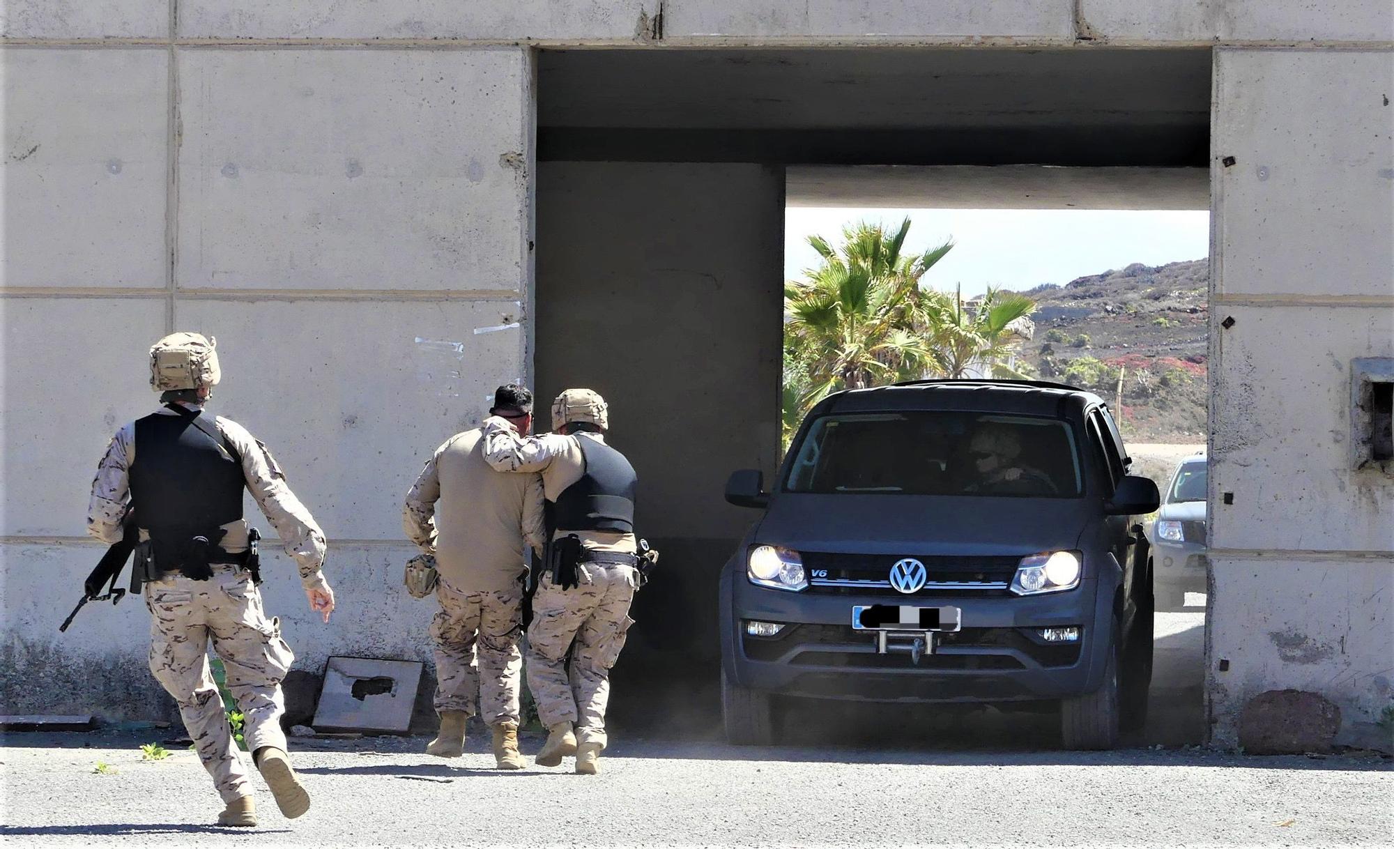 Irak, Afganistán y La Isleta: así está siendo el adiestramiento de la Armada en Gran Canaria