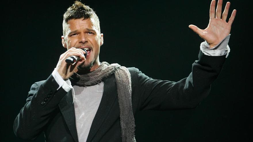 Ricky Martin, durante un concierto. // A.G.