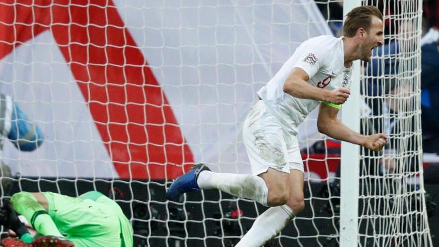 Kane marcó el gol de la victoria.