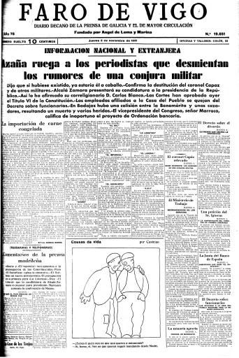 As «Cousas» de Castelao en Faro de Vigo