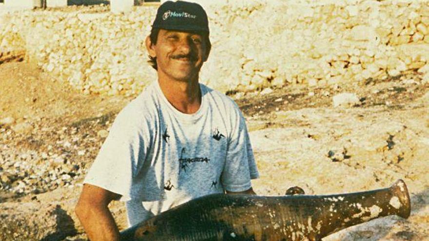 Joan Manuel Pons, durante la campaña de Cabrera en 1997.