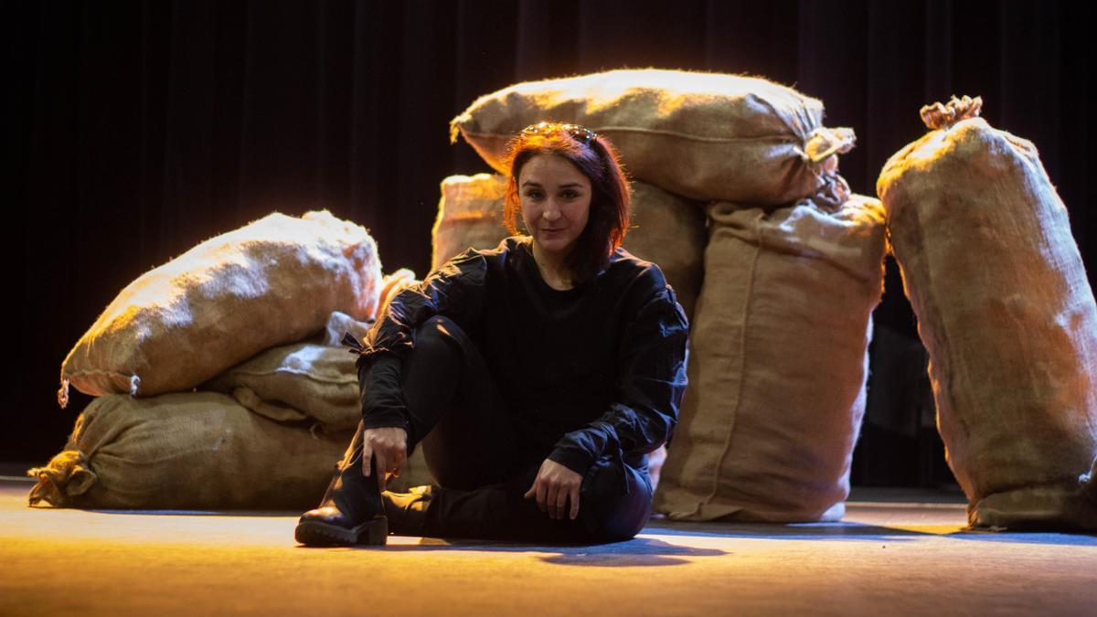 Rocío Bernal, este miércoles en el  Teatro Circo de Murcia.