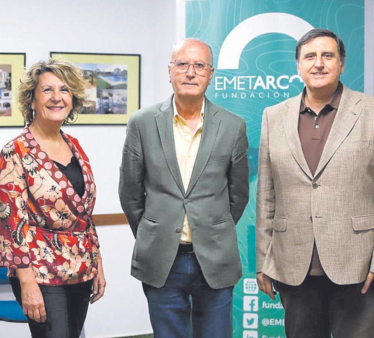 Auxiliadora Fernández, Alfonso Fernández y Fernando Izquierdo.