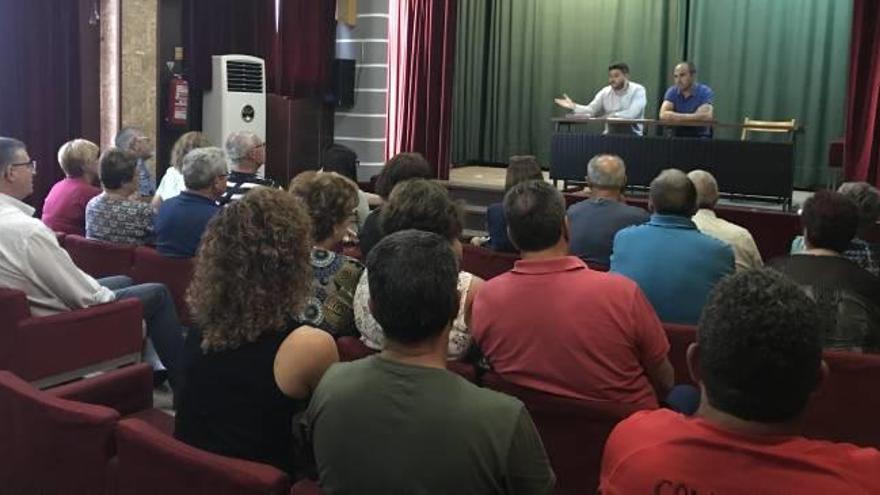 La asamblea puso de manifiesto el malestar de un sector.