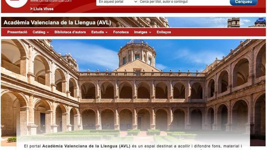La Biblioteca Virtual Miguel de Cervantes de la UA crea el portal de la Acadèmia Valenciana de la Llengua