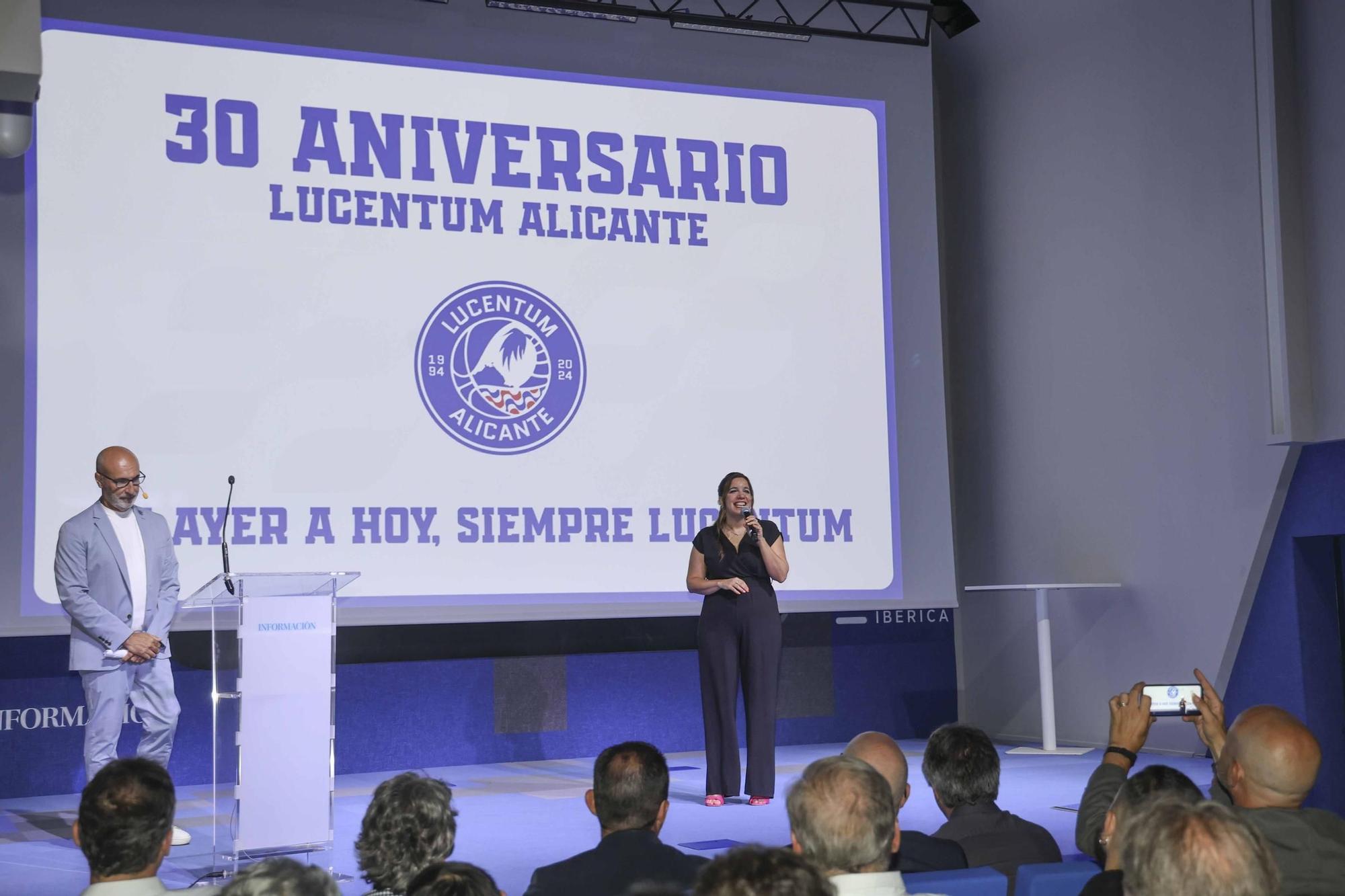 Así ha sido la celebración del 30 aniversario del Lucentum (HLA Alicante) en el Club Información