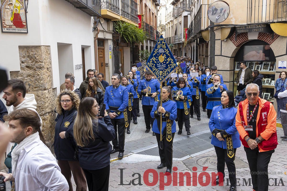 Cofradías y Hermandades de Semana Santa Peregrinan a Caravaca