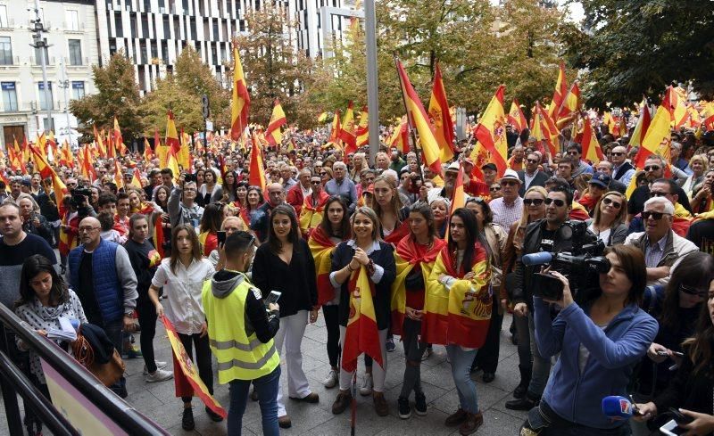 Manifestación contra el 1-0 en Zaragoza