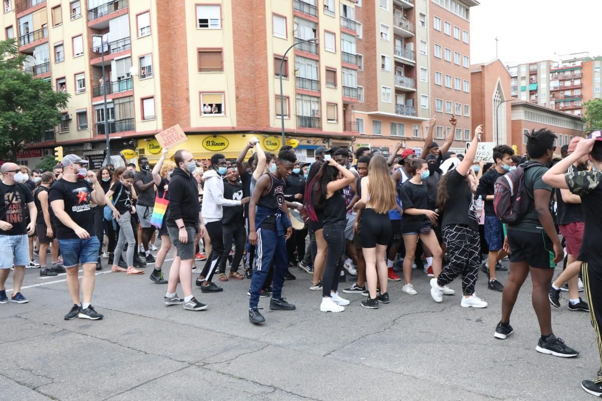 Manifestación antirracista en Zaragoza