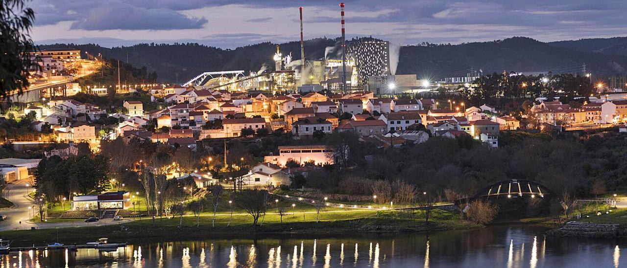 Una de las fábricas de papel de Altri en Portugal.