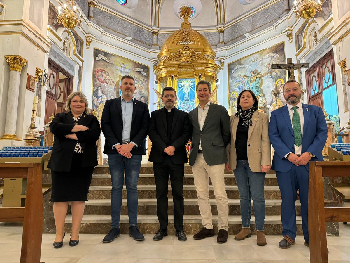 En el santuario de la patrona de Cullera