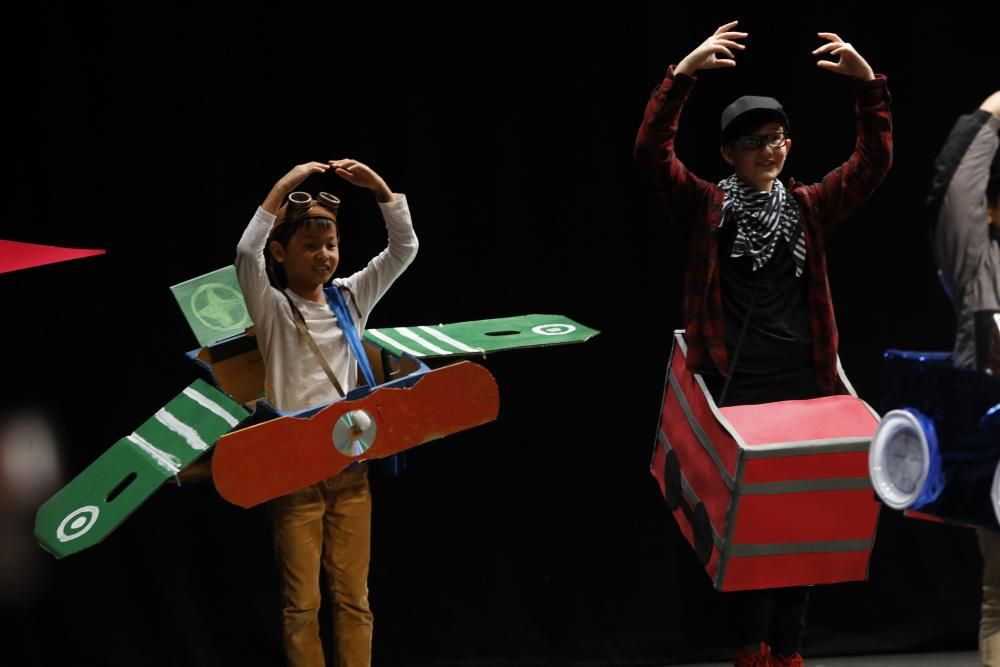 Desfile infantil en el Carnaval de Gijón