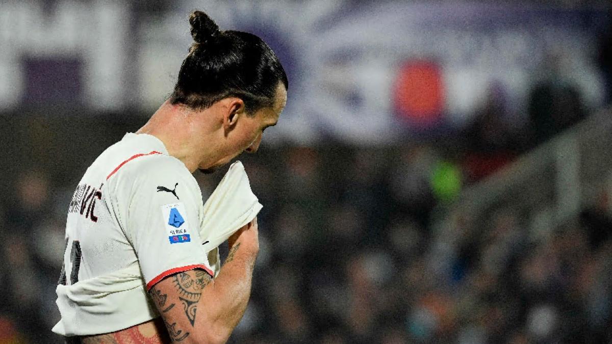 Ibrahimovic marcó dos goles pero el Milan peridó