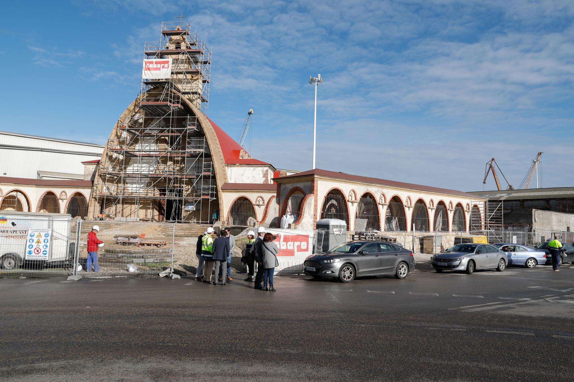 Las obras de conservación de la iglesia de San Juan, a paso acelerado