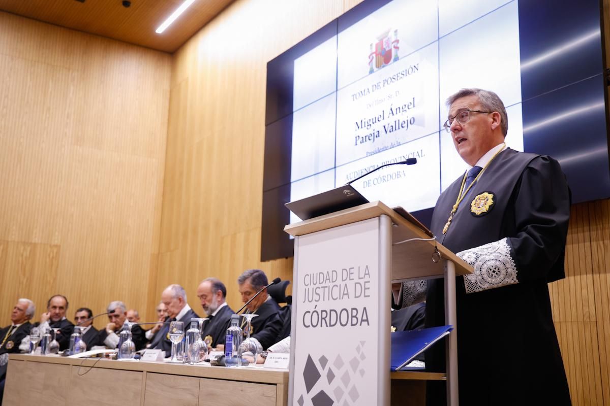 Toma de posesión del nuevo presidente de la Audiencia Provincial