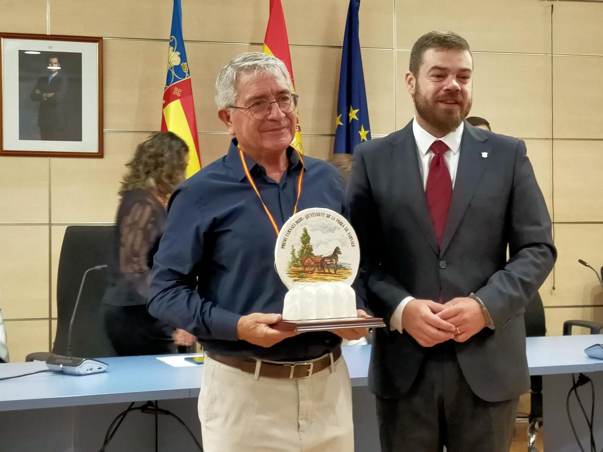 Amalio Herranz ha sido galardonado con el 'Premio Farnals'