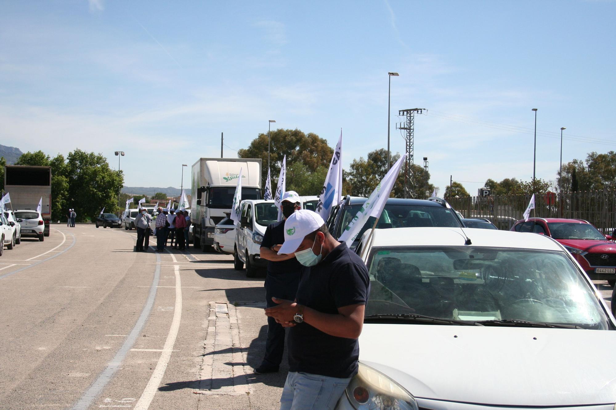 Protesta en defensa del Trasvase en Lorca