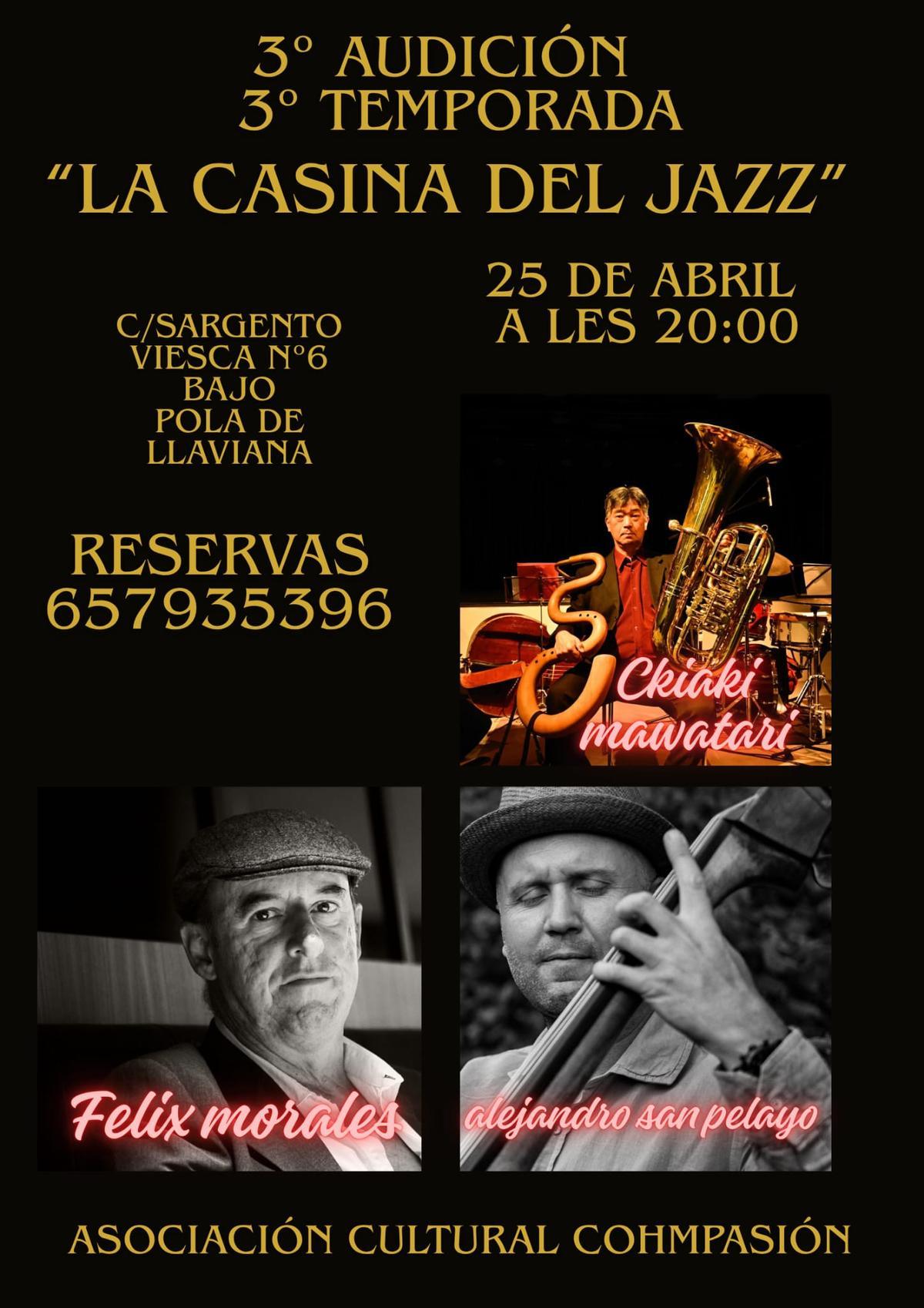 El cartel del espectáculo.