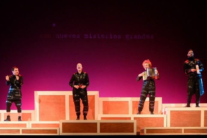 Presentación del montaje ?El crimen de la calle Fuencarral' con el director del montaje, Mario Vega, y los actores protagonistas Marta Viera, Ruth Sánchez, Efraín Martín y Abraham Santacruz.  | 04/10/2019 | Fotógrafo: Tony Hernández