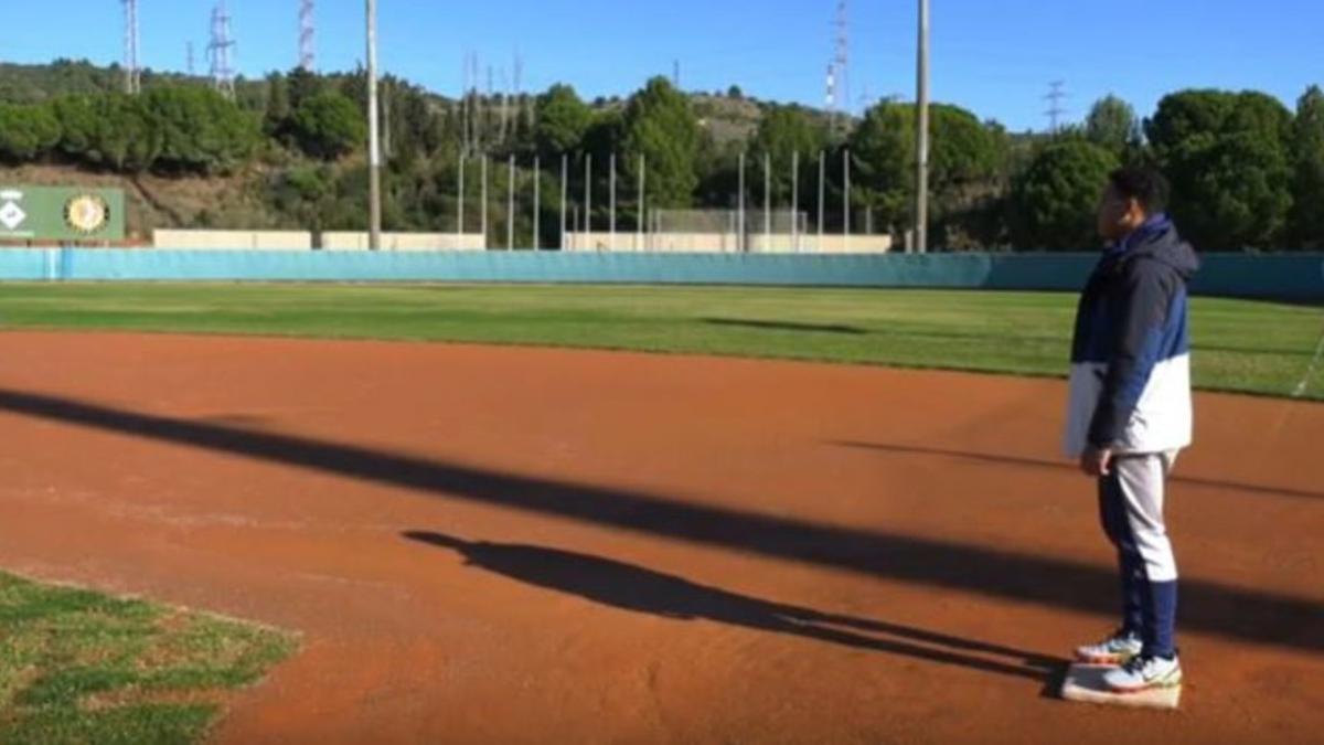 Frank Hernández en el Club Beisbol Viladecans.