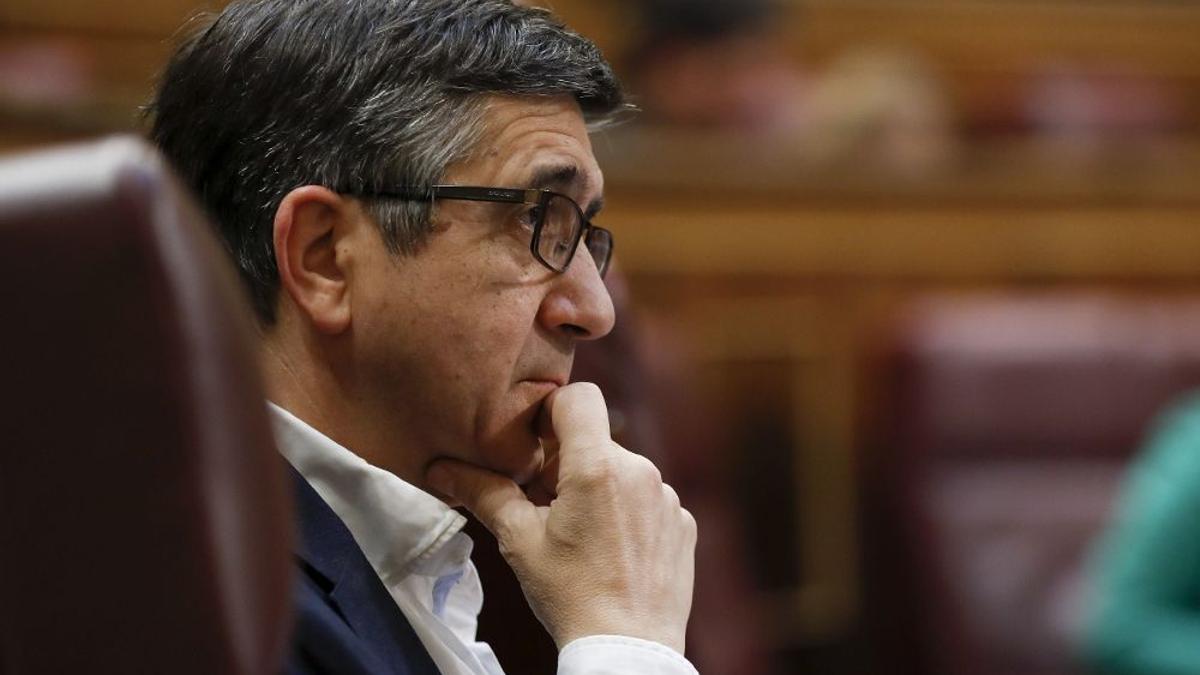 Patxi López en el Congreso.