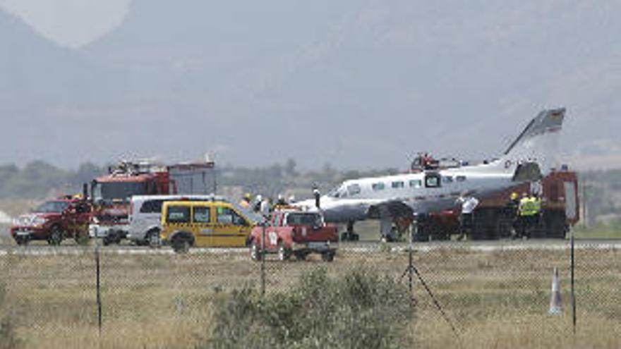 Notlandung auf dem Flughafen von Mallorca