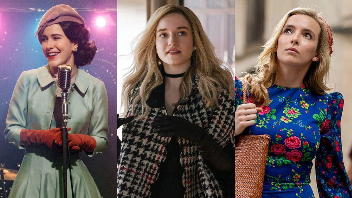 Rachel Brosnahan en ’La maravillosa señora Maisel’, Julia Garner en ’¿Quién es Anna?’ y Jodie Comer en ’Killing Eve’.