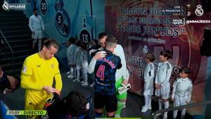 El emotivo saludo de Sergio Ramos con sus excompañeros de Real Madrid