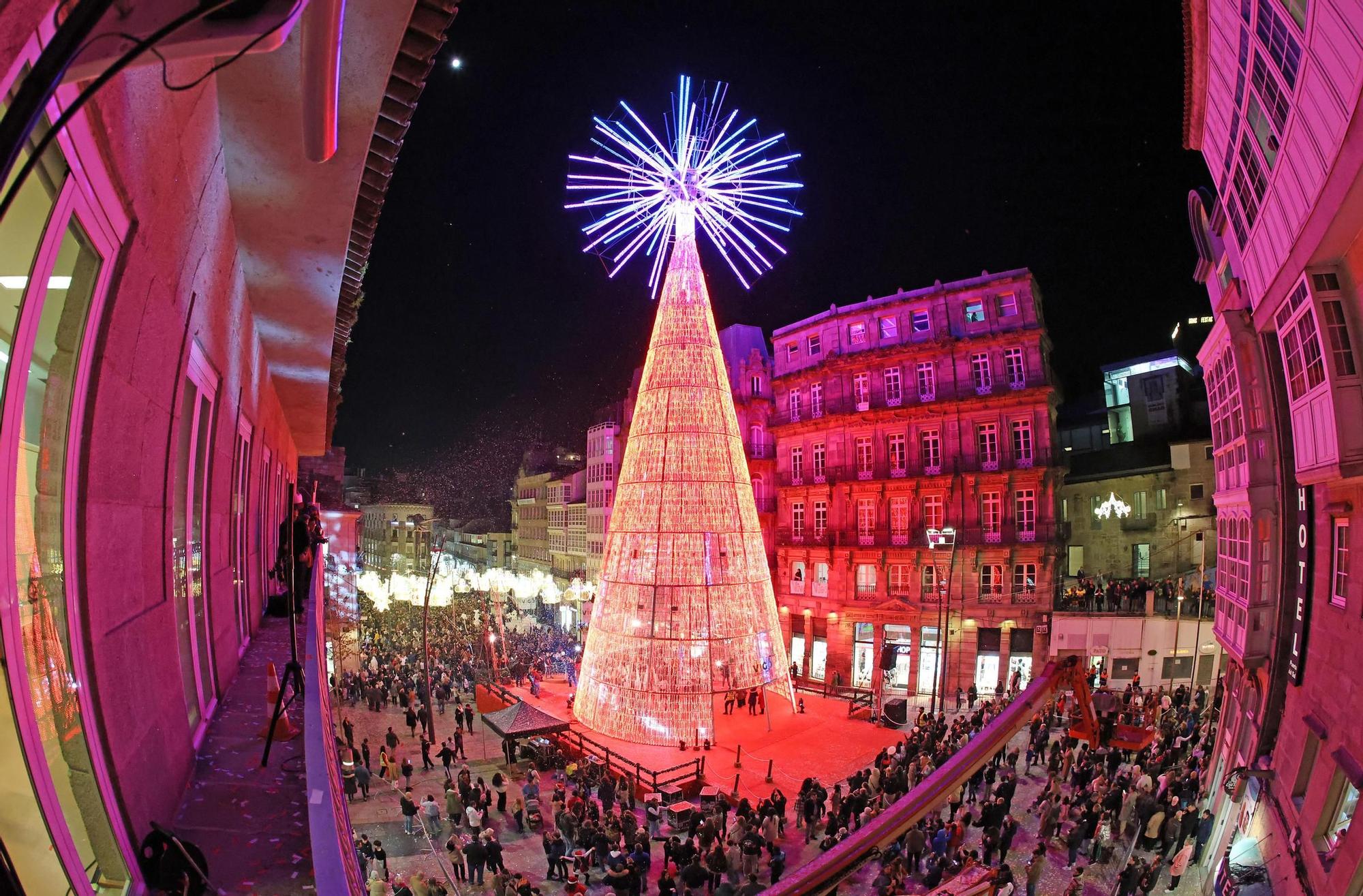 La Navidad de Vigo ya deslumbra al mundo