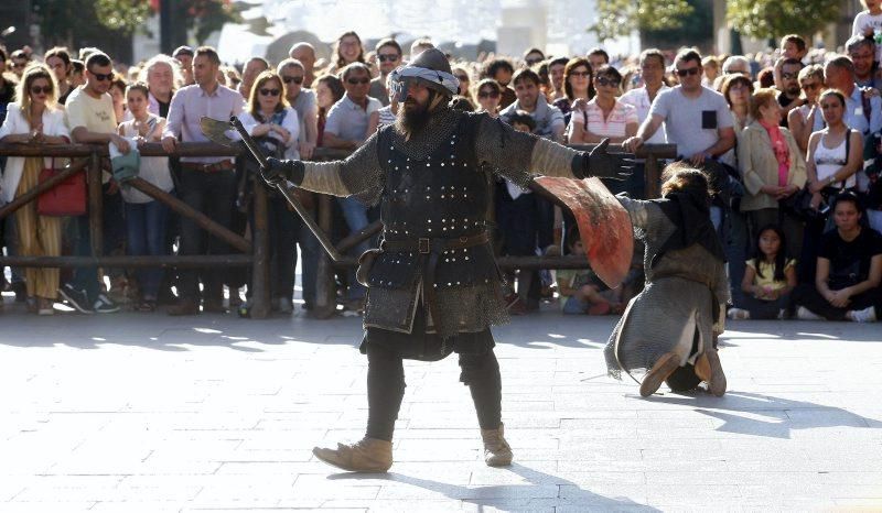 Mercado medieval en Zaragoza