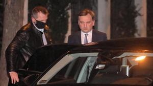 Warsaw (Poland)  08 12 2020 - Polish Justice Minister and General Prosecutor Zbigniew Ziobroi (R)  leaves after a meeting with the Prime Minister of Hungary  Viktor Orban  in a government villa at Parkowa Street in Warsaw  Poland  08 December 2020  The subject of the meeting between Orban and Prime Minister of Poland Mateusz Morawiecki  Deputy Prime Minister Jaroslaw Kaczynski  Polish Justice Minister and General Prosecutor Zbigniew Ziobro and Jaroslaw Gowin  leader of the Agreement are the ongoing negotiations on the shape of the European Union budget  (Hungria  Polonia  Varsovia) EFE EPA PAWEL SUPERNAK POLAND OUT