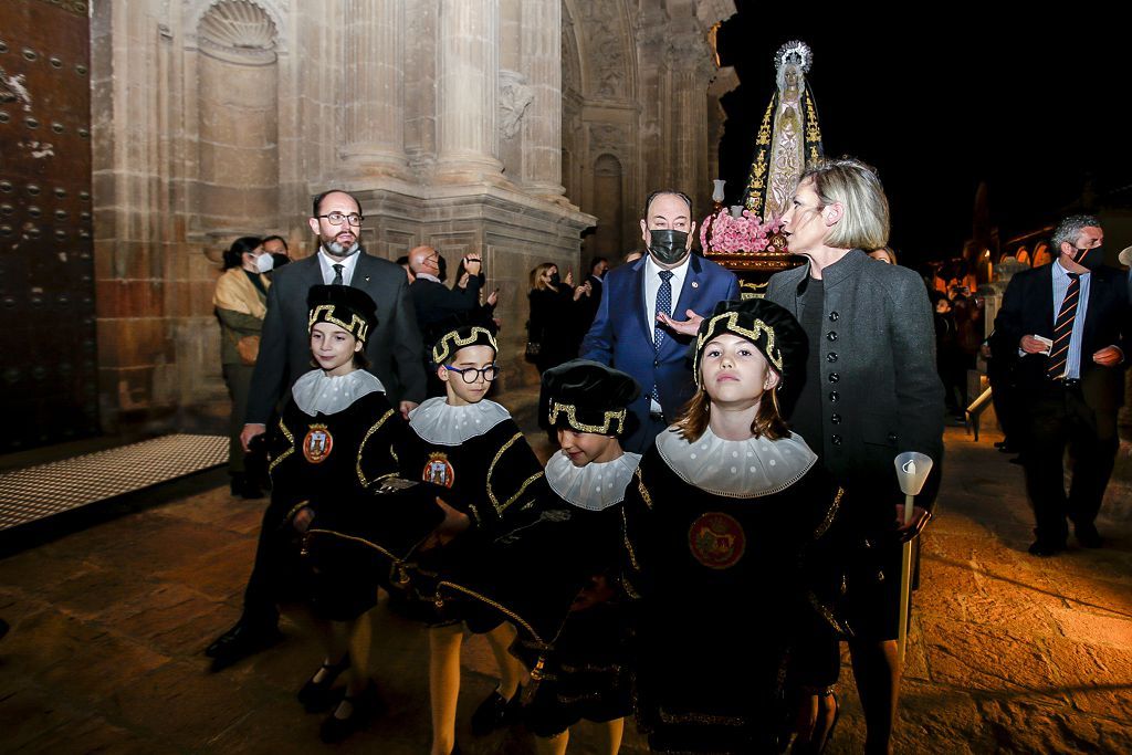 Semana Santa de Lorca 2022: Virgen de la Soledad del Paso Negro, iglesia y procesión