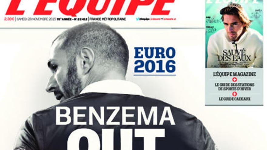 Benzema será &quot;expulsado&quot; de la selección tras el escándalo