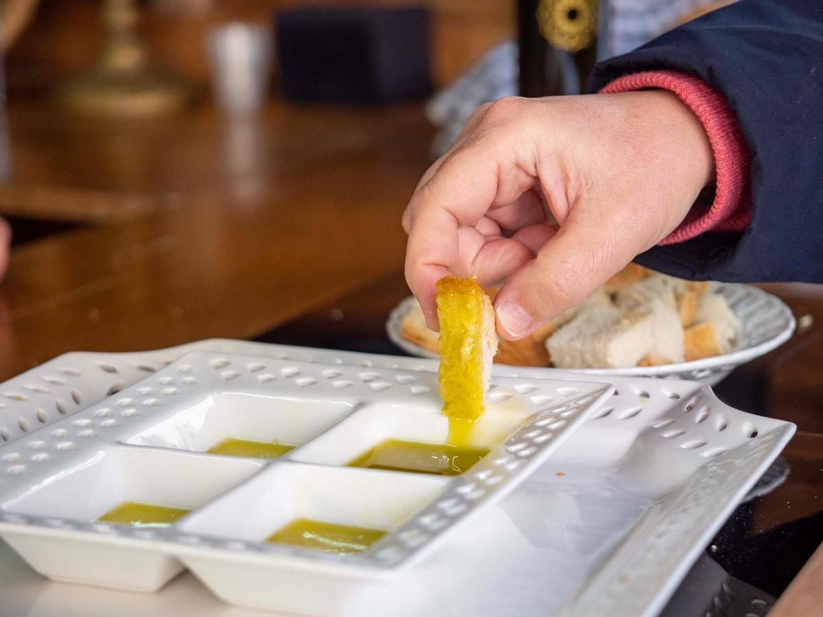 Degustación de aceite de oliva