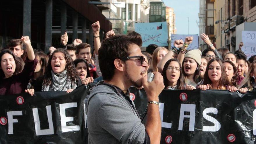 Cerca de 500 personas secundan en Zamora la manifestación contra la LOMCE