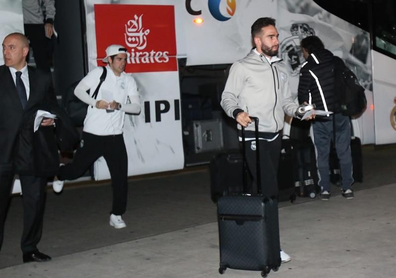 El Real Madrid llega a Málaga