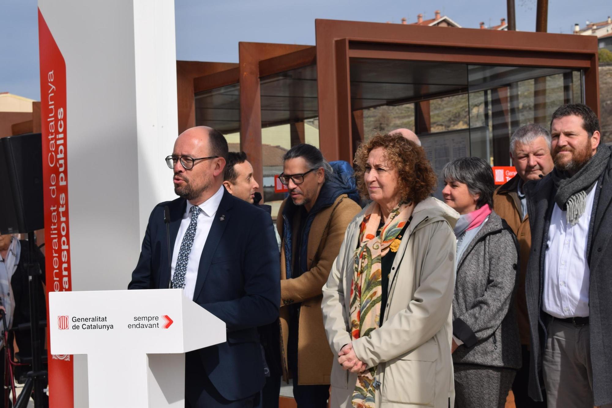 Les millors fotos de la inauguració de l'estació de busos de Gironella