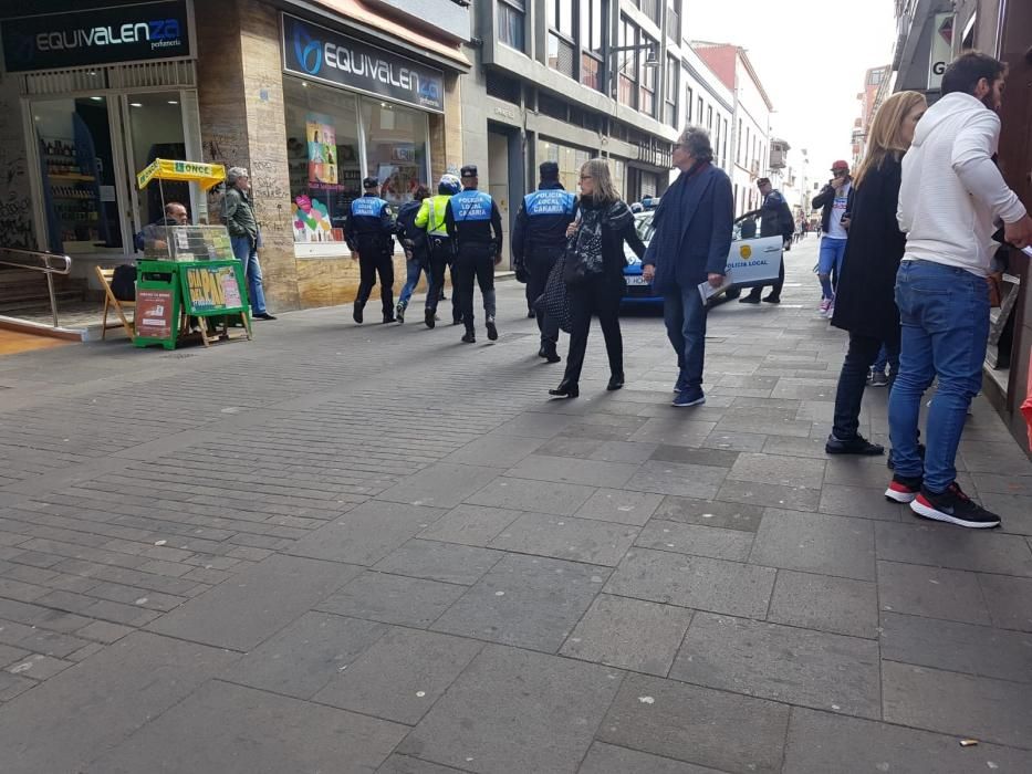 Dos detenidos tras un intento de robo en La Laguna